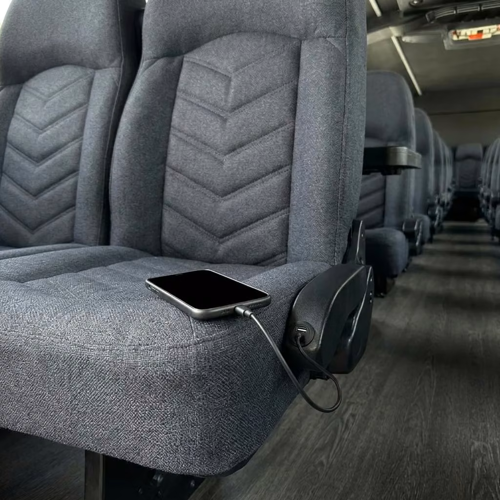 torrington 25 passenger minibus usb charging