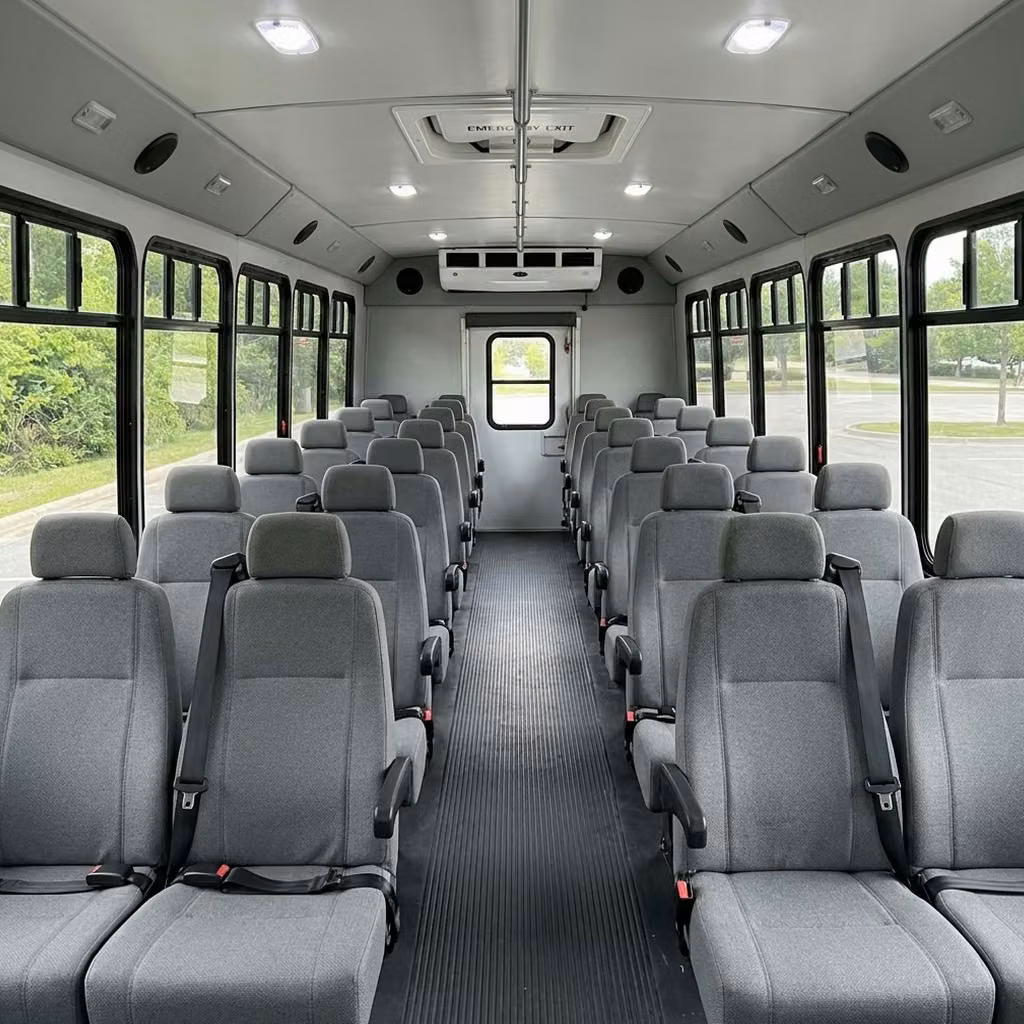 torrington 30 passenger minibus seating