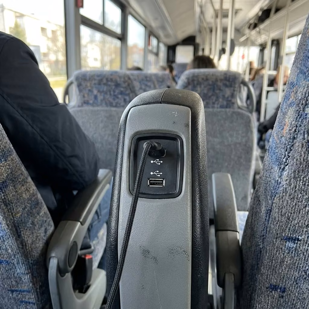torrington 30 passenger minibus usb charging