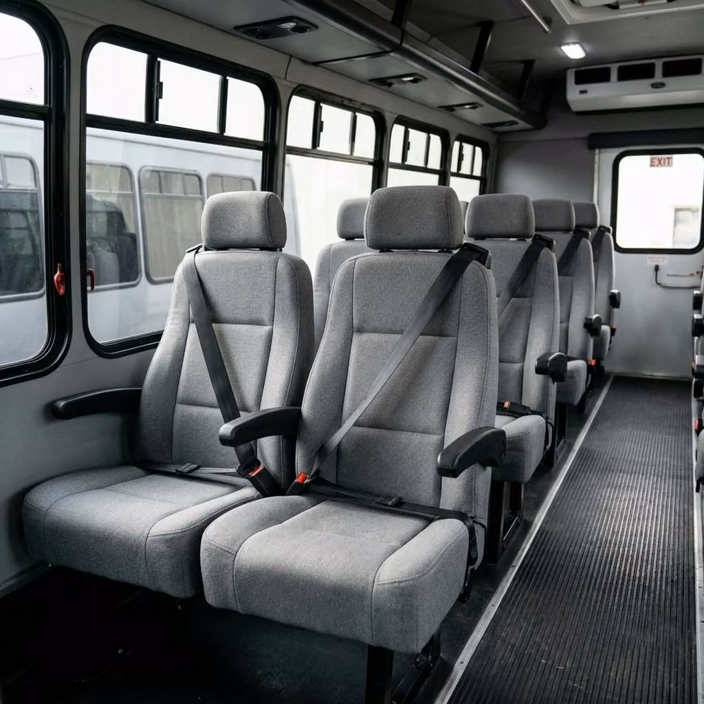 torrington 35 passenger minibus reclining seats