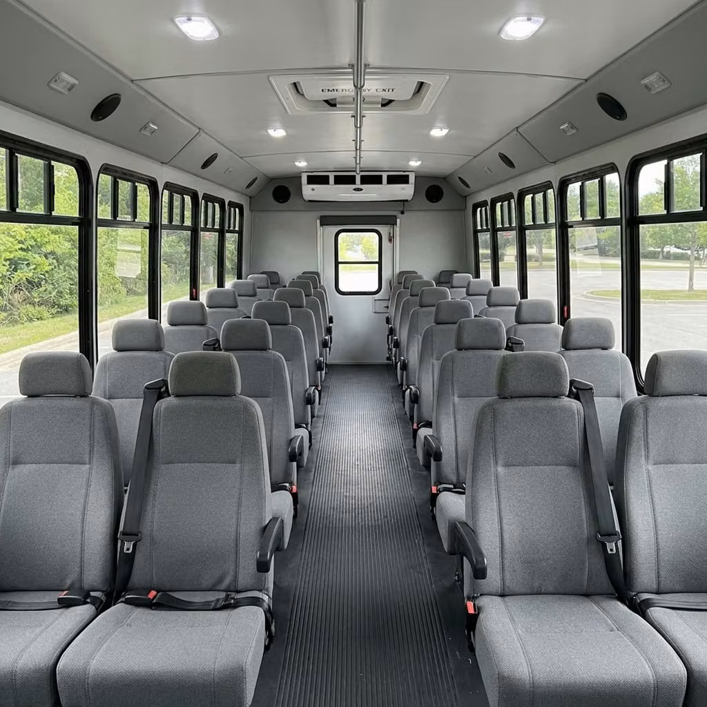 torrington 35 passenger minibus seating