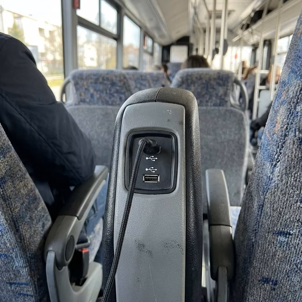 torrington 35 passenger minibus usb charging