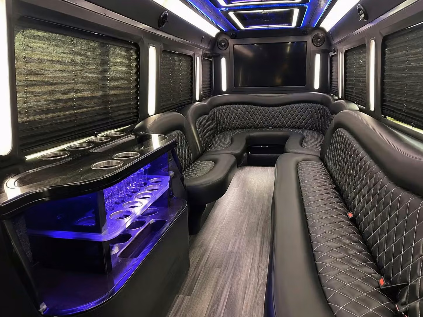 torrington party bus bar area