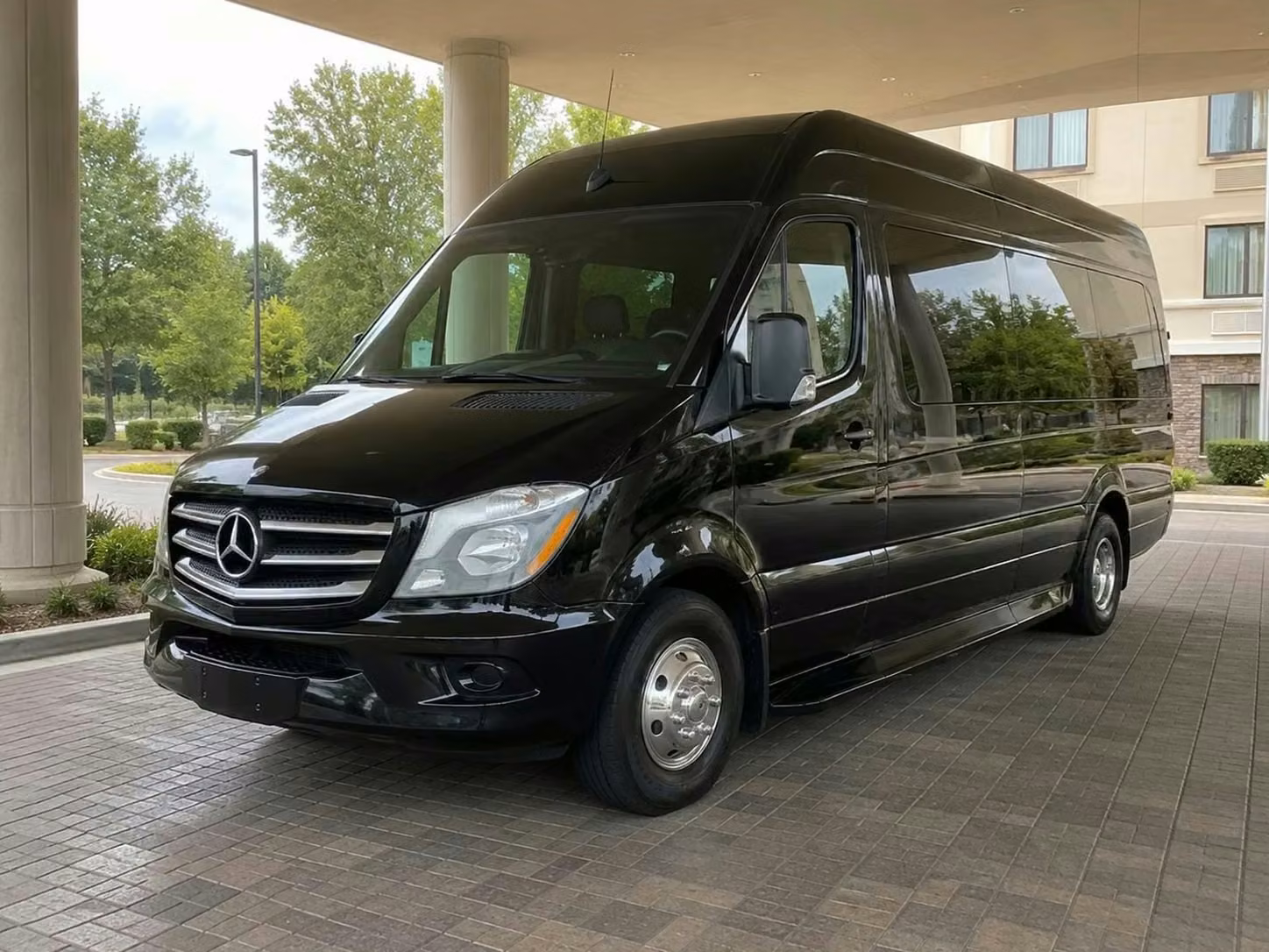 torrington sprinter van rental with driver tinted windows
