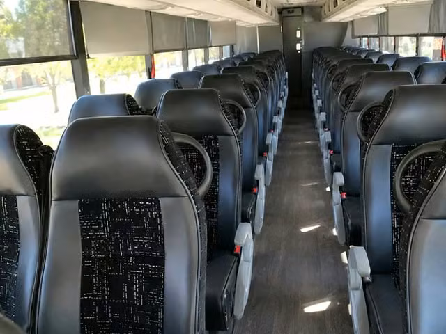 torrington charter bus interior