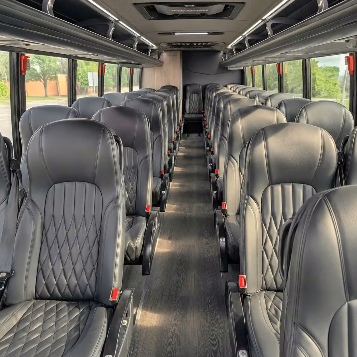 30 passenger minibus interior